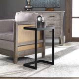 Windell Black Cantilever Accent Table