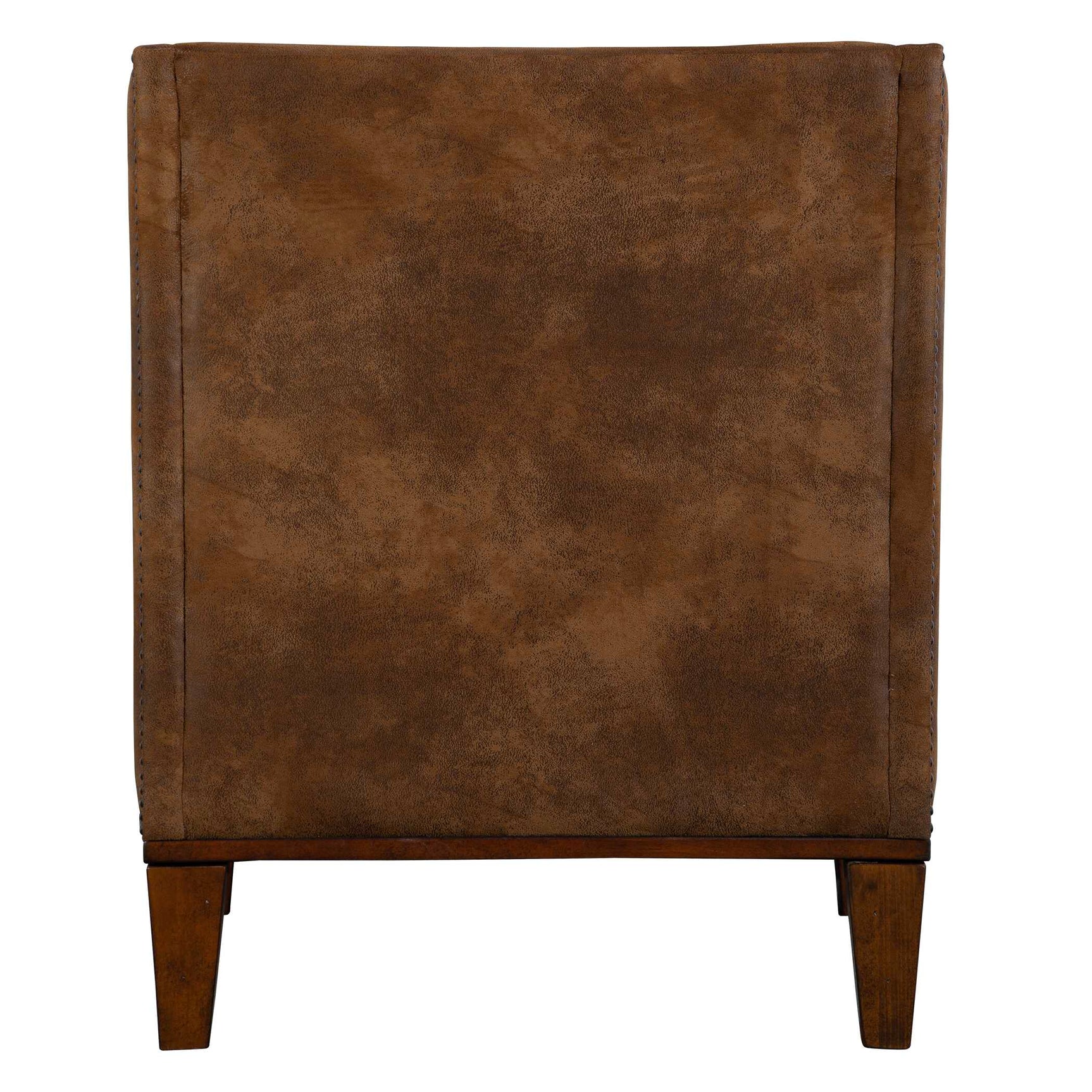 Clay Brown Leather Armchair