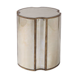 Harlow Bronze/Gold Mirrored Accent Table