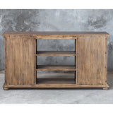 Primalia Barn Door Brown/Woodtone Media Console
