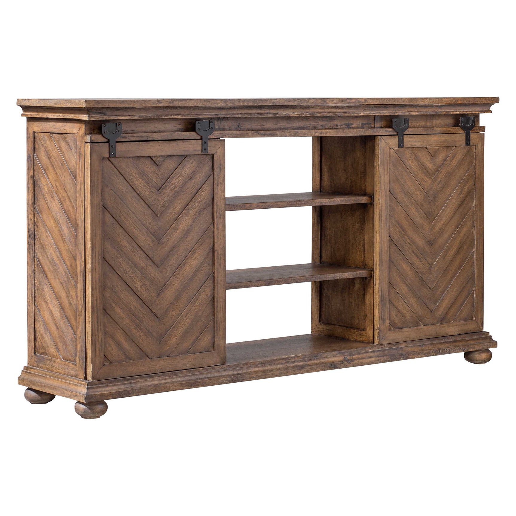 Primalia Barn Door Brown/Woodtone Media Console