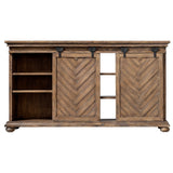 Primalia Barn Door Brown/Woodtone Media Console