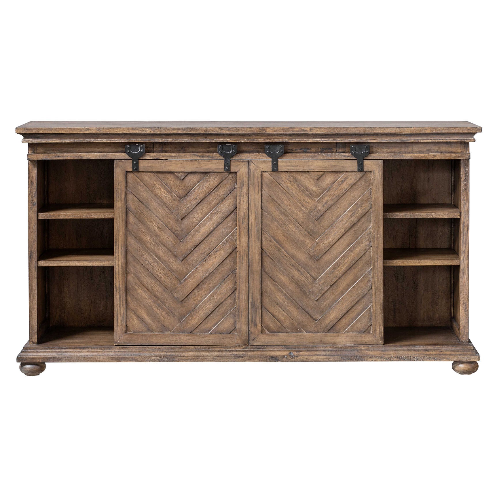 Primalia Barn Door Brown/Woodtone Media Console