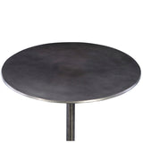 Beacon Gray/Silver Industrial Accent Table