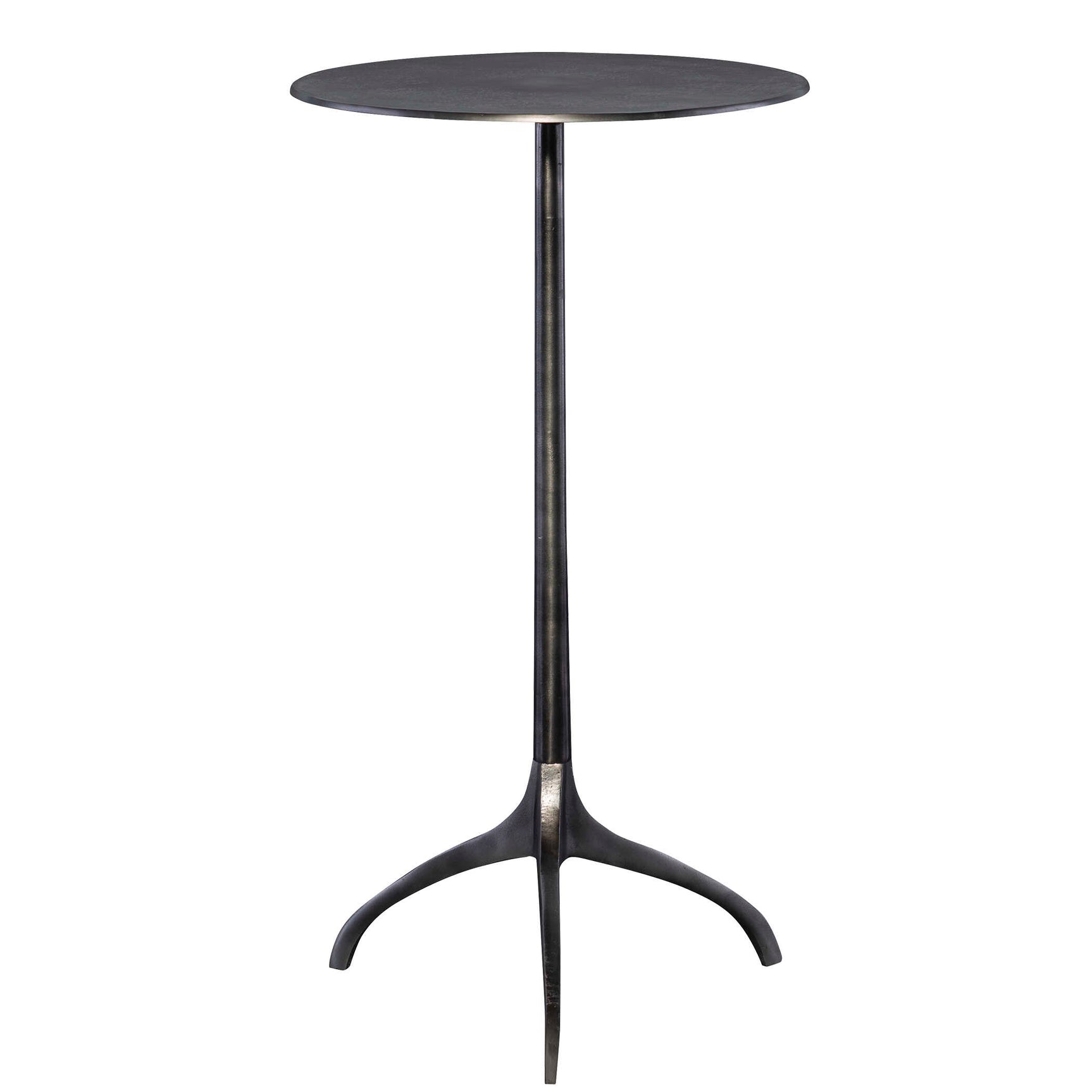 Beacon Gray/Silver Industrial Accent Table
