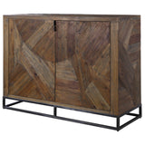 Evros Woodtone Reclaimed Wood 2 Door Cabinet
