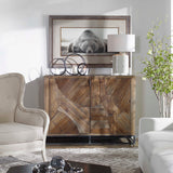 Evros Woodtone Reclaimed Wood 2 Door Cabinet