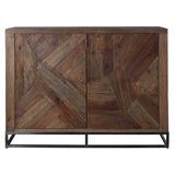 Evros Woodtone Reclaimed Wood 2 Door Cabinet