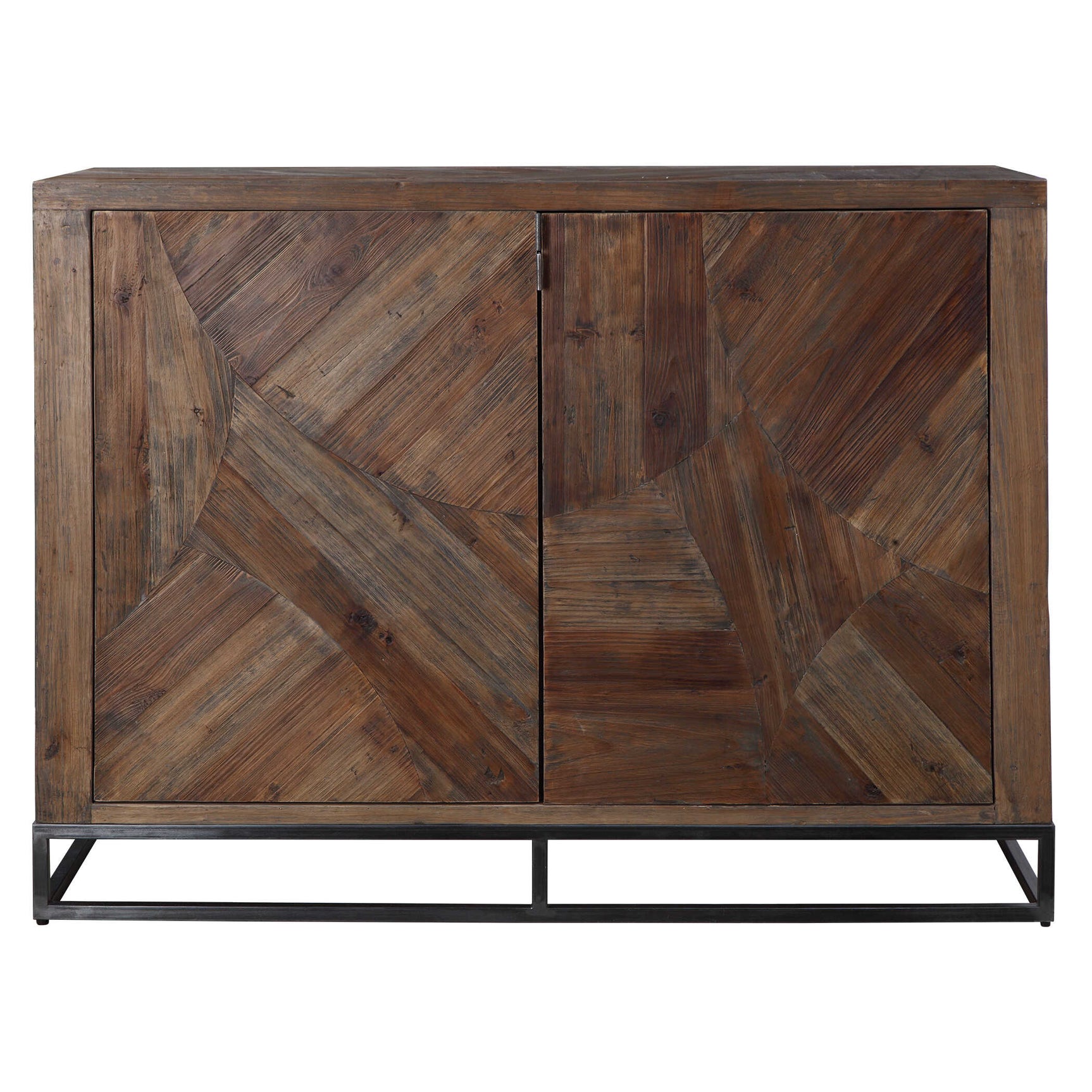 Evros Woodtone Reclaimed Wood 2 Door Cabinet