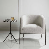 Jacobsen Gray/White Accent Chair
