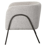 Jacobsen Gray/White Accent Chair