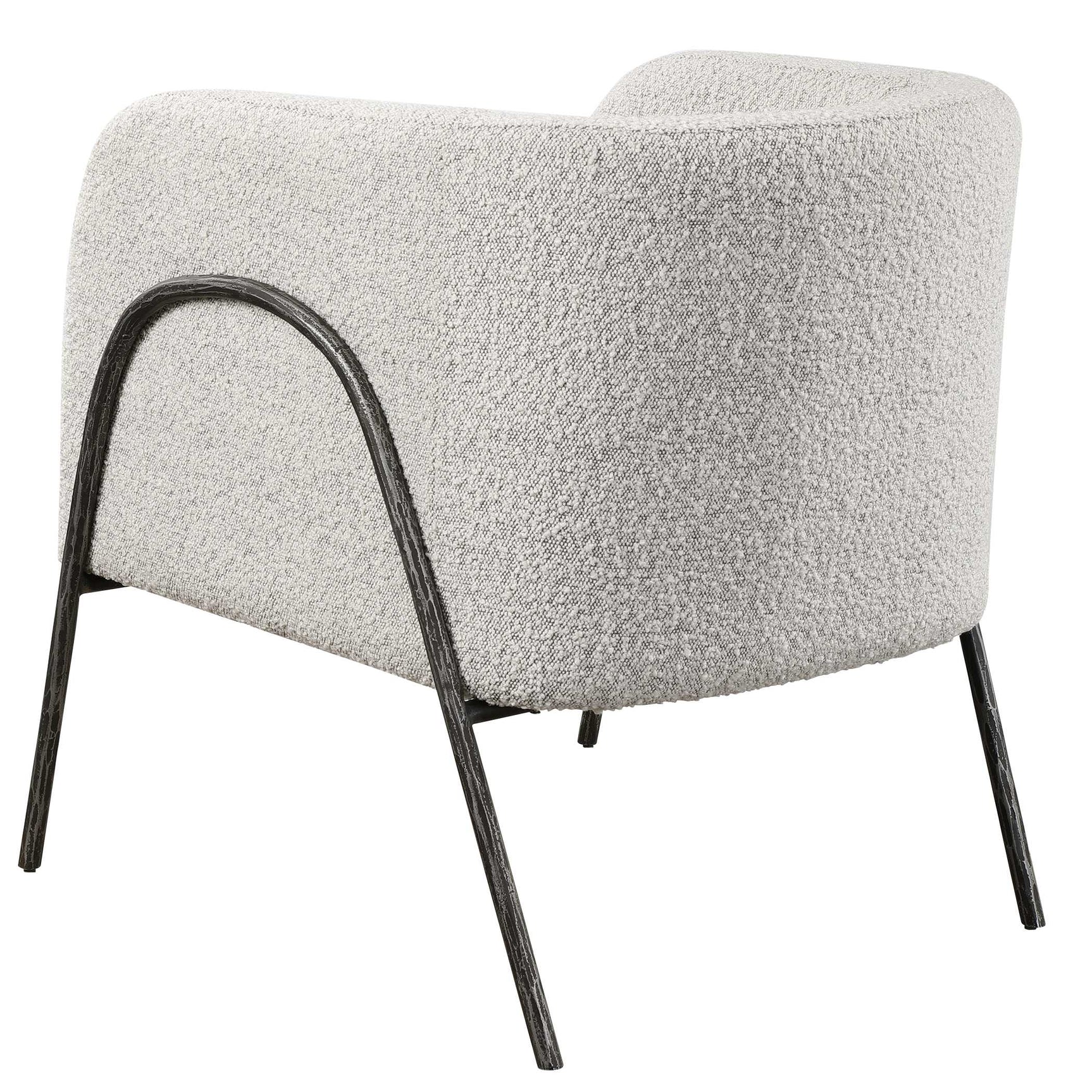 Jacobsen Gray/White Accent Chair