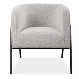 Jacobsen Gray/White Accent Chair