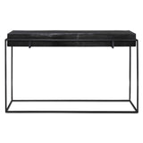Telone Black Modern Console Table