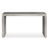 Aerina Aged Gray Console Table