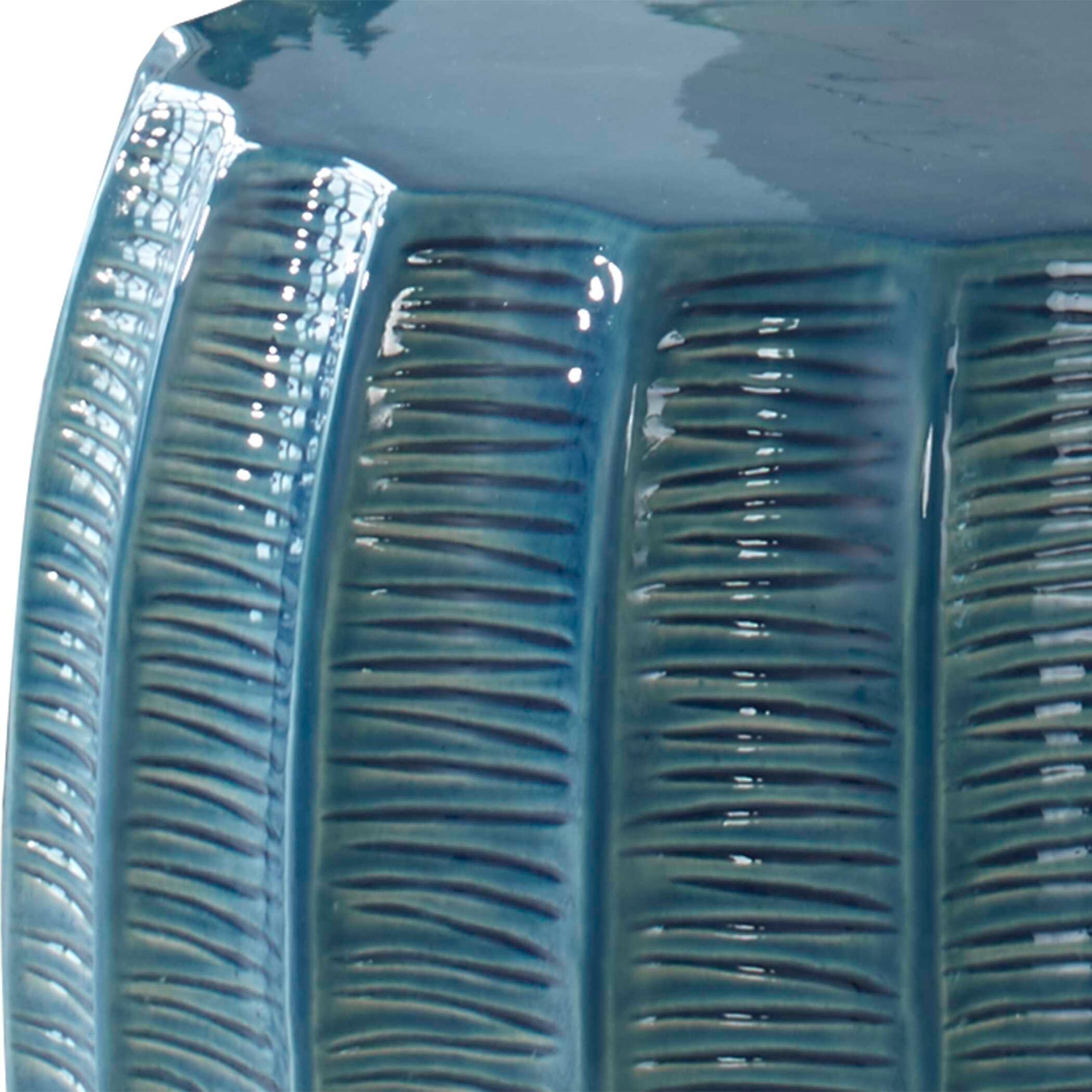 Harbor Aqua Blue Garden Stool