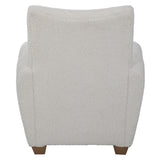 Teddy White Shearling Accent Chair