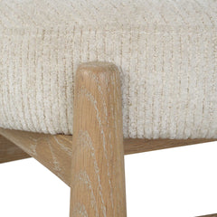 Acrobat Off-White Small Bench - Ornate Home