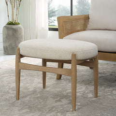 Acrobat Off-White Small Bench - Ornate Home