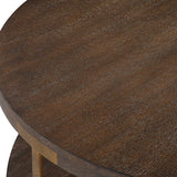 Palisade Woodtone Round Wood Coffee Table