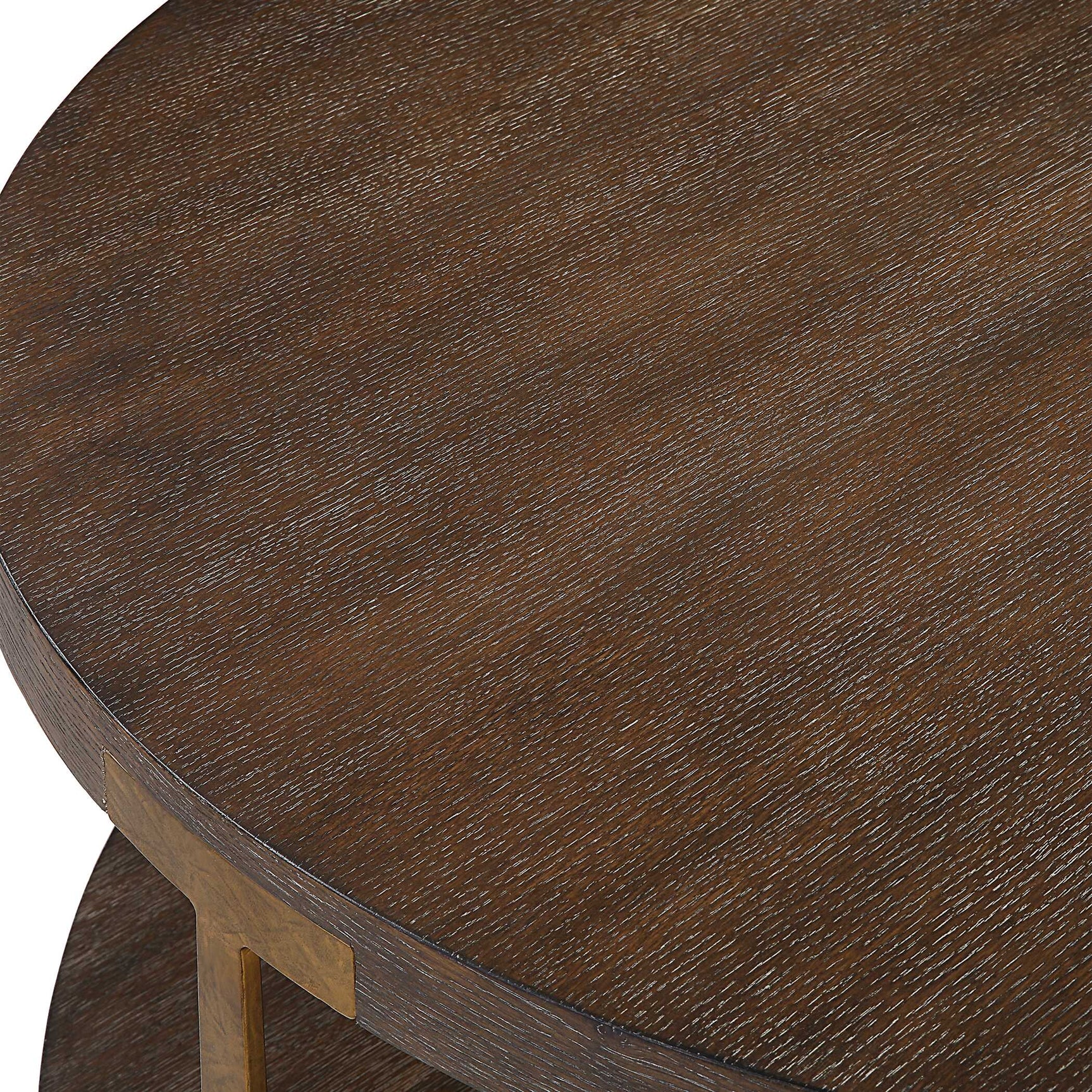 Palisade Woodtone Round Wood Coffee Table