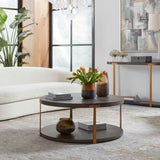 Palisade Woodtone Round Wood Coffee Table