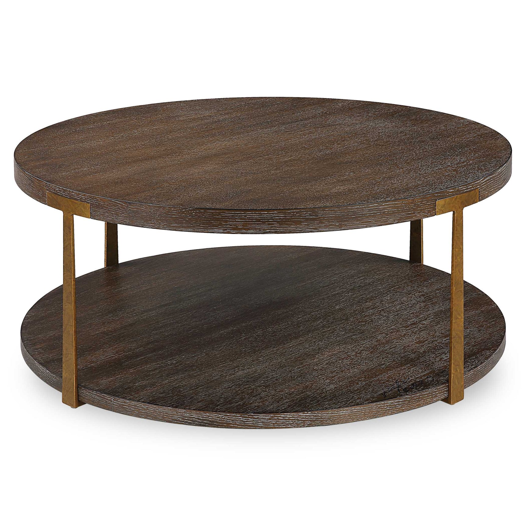 Palisade Woodtone Round Wood Coffee Table