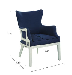 Gordonston Blue Fabric Accent Chair - Ornate Home