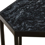 Aviary Black Hexagonal Accent Table