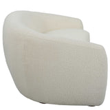 Capra White Art Deco Sofa