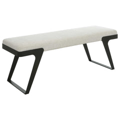 Hover Black/White Modern Bench - Ornate Home