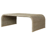 Calabria Brown Woven Seagrass Coffee Table