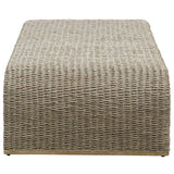 Calabria Brown Woven Seagrass Coffee Table