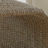 Calabria Brown Woven Seagrass Coffee Table