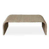 Calabria Brown Woven Seagrass Coffee Table