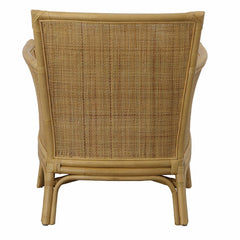 Pacific White/Woodtone Rattan Armchair - Ornate Home