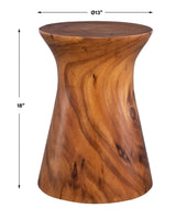 Swell Brown/Woodtone Wooden Accent Table