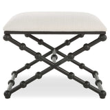 Iron Drops Black/White Small Bench