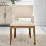 Aspect Brown Mid-Century Dining Chair