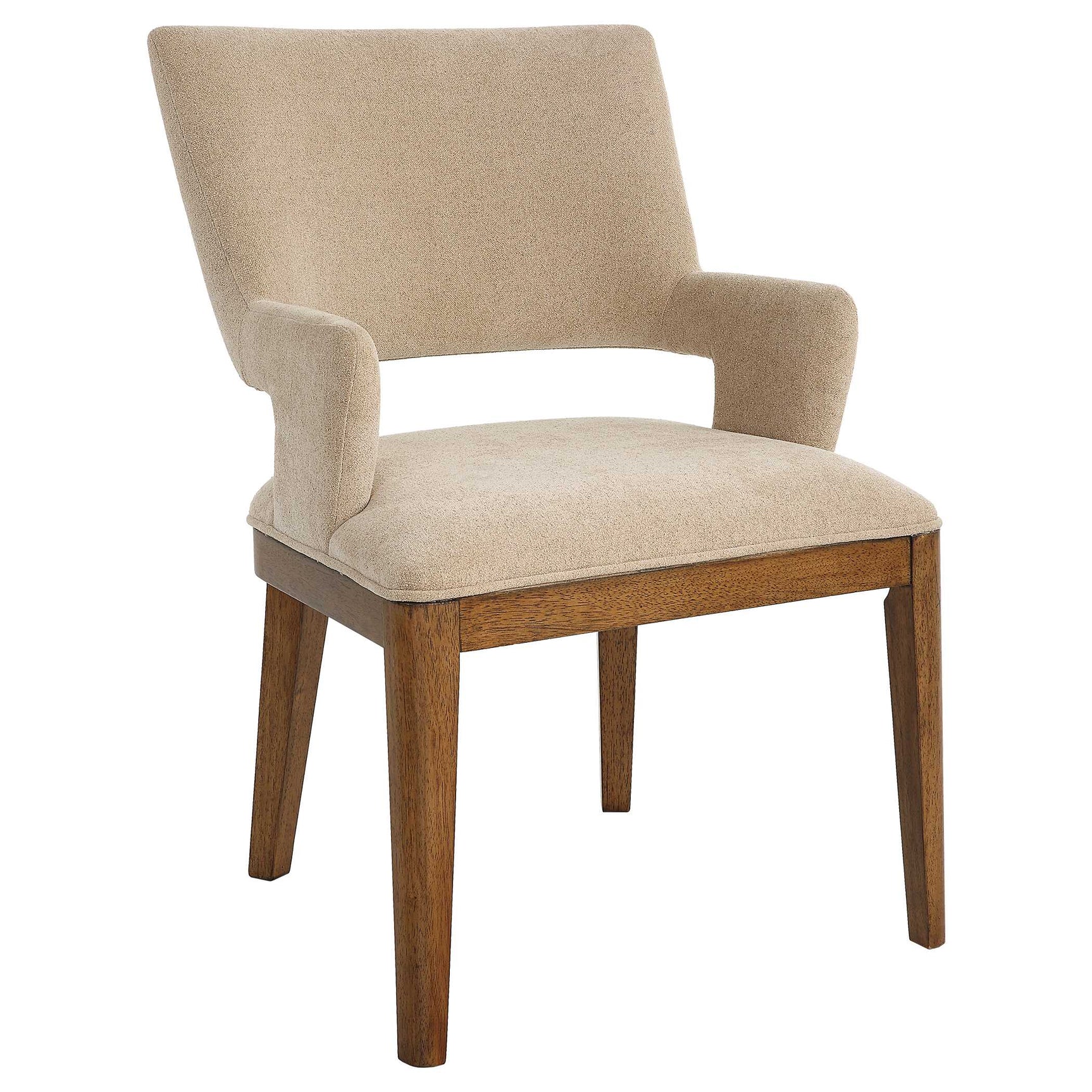 Aspect Brown Mid-Century Dining Chair