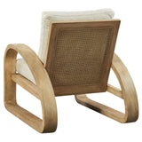 Barbora Woodtone Wooden Accent Chair