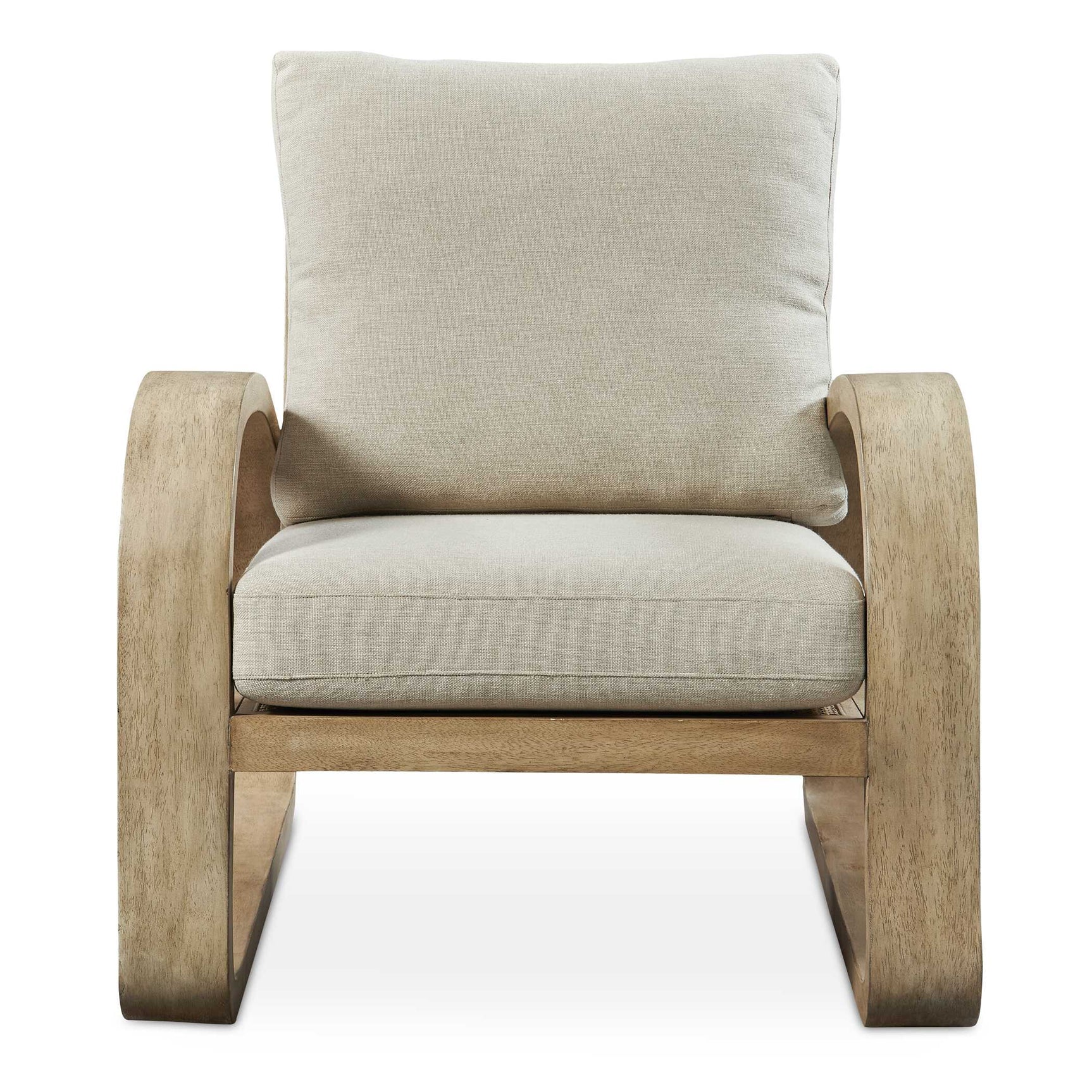 Barbora Woodtone Wooden Accent Chair