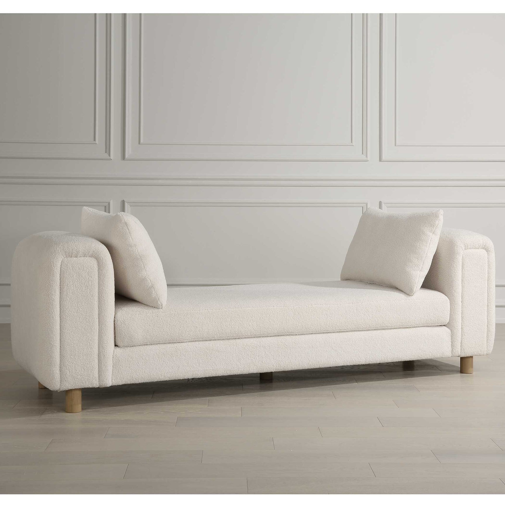 Repose Ivory Oversized Bench