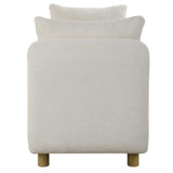 Repose Ivory Oversized Bench