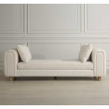 Repose Ivory Oversized Bench