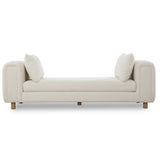 Repose Ivory Oversized Bench