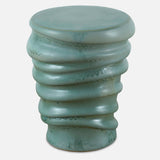 Skye Blue Modern Garden Stool