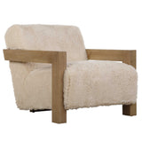 Jackson Brown Sheepskin Accent Chair