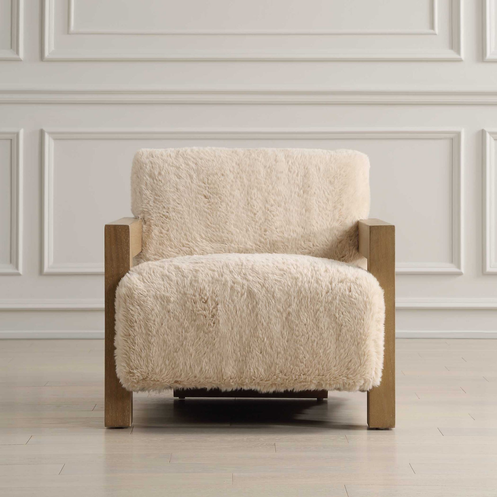 Jackson Brown Sheepskin Accent Chair