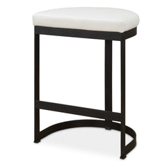 Ivanna White Counter Stool - Ornate Home